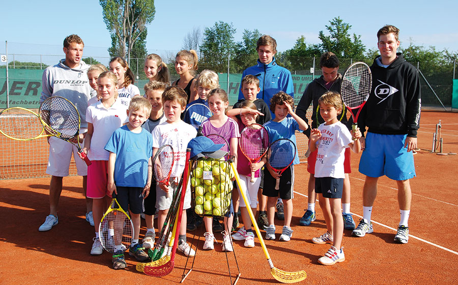 Tennis-Kids beim TSV Erlabrunn